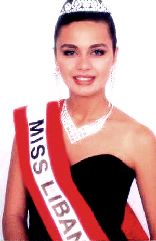 Miss Lebanon 1992  Nicole Bardawil